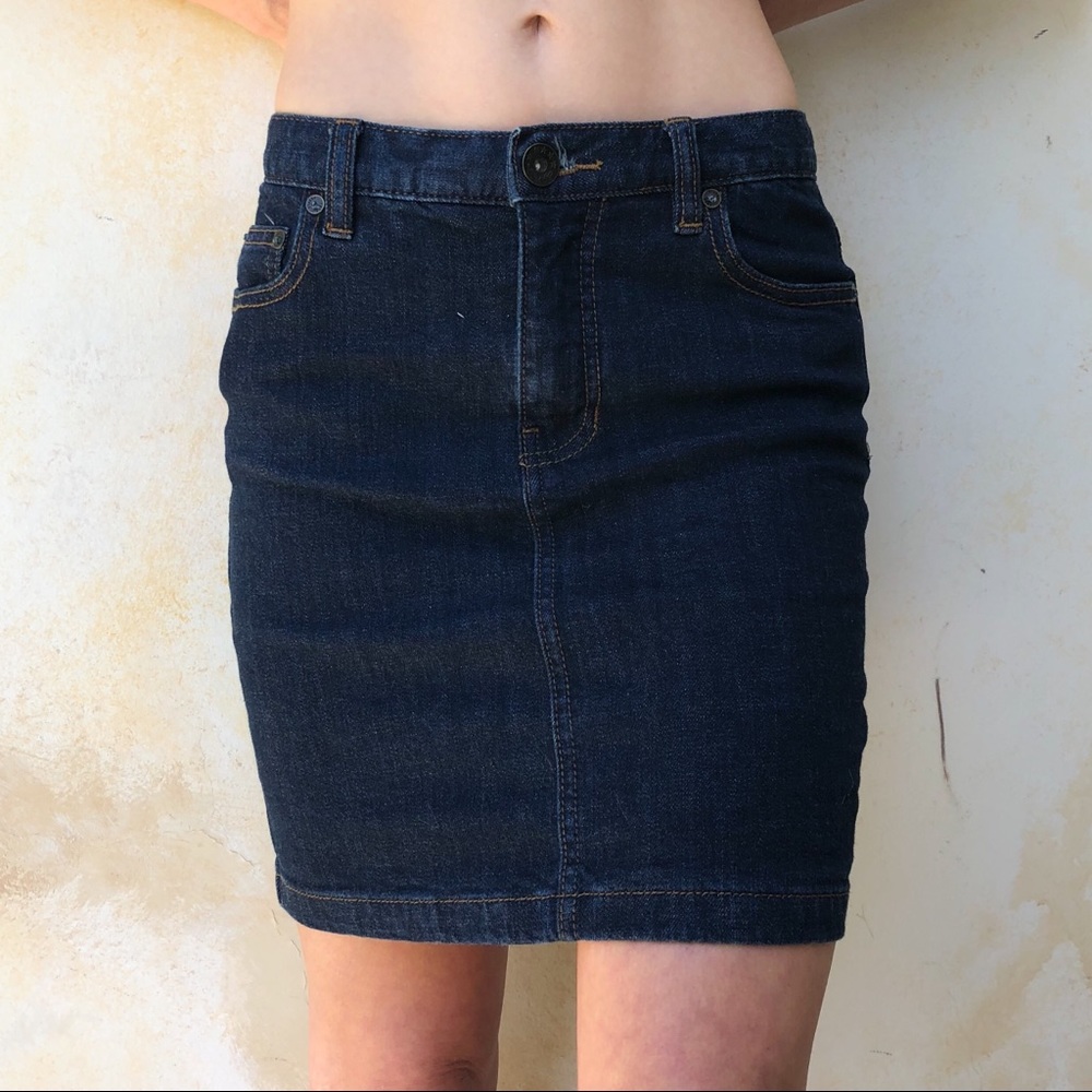 Free People Denim Mini Skirt
